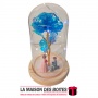 La Maison des Boîtes - Rose Eternelle de la Galaxie enchantée 24K en feuille d'or - Bleu Ciel - Tunisie Meilleur Prix (Idée Cade