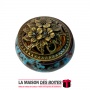 La Maison des Boîtes - Encensoir à Charbon - Brûleur D'encens en Céramique - Bleu - Tunisie Meilleur Prix (Idée Cadeau, Gift Box