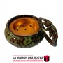 La Maison des Boîtes - Encensoir à Charbon - Brûleur D'encens en Céramique - Vert - Tunisie Meilleur Prix (Idée Cadeau, Gift Box