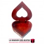 La Maison des Boîtes - Coffret Pâtissière en Bois Forme Couleur avec Couvercle Transparent (26.6x25x5.3cm) - Tunisie Meilleur Pr