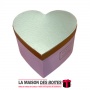 La Maison des Boîtes - Boite Cadeaux Forme Cœur "Maison de Fleur "- Rose & Doré - (M:25.5x21x13.7cm) - Tunisie Meilleur Prix (Id
