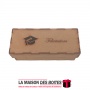 La Maison des Boîtes - Boîte Pâtisserie en Bois Rectangulaire pour Soutenance (13.5x6x4.5cm) - Tunisie Meilleur Prix (Idée Cadea