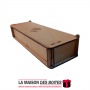 La Maison des Boîtes - Boîte Pâtisserie en Bois Rectangulaire pour Soutenance (21.5x7.2x4cm) - Tunisie Meilleur Prix (Idée Cadea