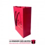 La Maison des Boîtes - Sac en Papier avec Poignées pour Soutenance - Rouge - Tunisie Meilleur Prix (Idée Cadeau, Gift Box, Décor