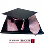 La Maison des Boîtes - Tenue ,Chapeau  & Écharpe Satiné  Pour Soutenance - Rose - Tunisie Meilleur Prix (Idée Cadeau, Gift Box, 
