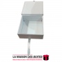 La Maison des Boîtes - Boîte Pâtisseries en Carton Carré  pour Soutenance - Blanc - Tunisie Meilleur Prix (Idée Cadeau, Gift Box