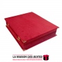 La Maison des Boîtes - Coffret Contrat de Mariage Royal couvert en Velours Rouge - Tunisie Meilleur Prix (Idée Cadeau, Gift Box,