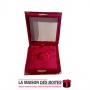 La Maison des Boîtes - Coffret de Piéce Monnais pour Mariage couvert en Velours Rouge Bordeau - Tunisie Meilleur Prix (Idée Cade