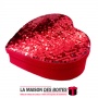 La Maison des Boîtes - Boite Cadeau Forme Cœur - Rouge  - (L:24x20x6.7cm) - Tunisie Meilleur Prix (Idée Cadeau, Gift Box, Décora