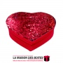 La Maison des Boîtes - Boite Cadeau Forme Cœur - Rouge - (M:22 x18.5x5.7cm) - Tunisie Meilleur Prix (Idée Cadeau, Gift Box, Déco