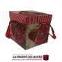 La Maison des Boîtes - Boîte Cadeau avec Ruban satiné Rouge (11x11x11cm) - Tunisie Meilleur Prix (Idée Cadeau, Gift Box, Décorat