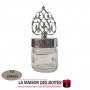 La Maison des Boîtes - 10 Pots en Verre avec Couvercle Métalique Argent - Tunisie Meilleur Prix (Idée Cadeau, Gift Box, Décorati