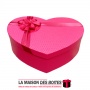La Maison des Boîtes - Boite Cadeaux Forme Cœur Rouge avec Couvercle Rouge - (33x23.2x9cm) - Tunisie Meilleur Prix (Idée Cadeau,