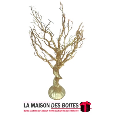 La Maison des Boîtes - Présentoir à Dragées Arbre  Doré ou centre de table - Tunisie Meilleur Prix (Idée Cadeau, Gift Box, Décor