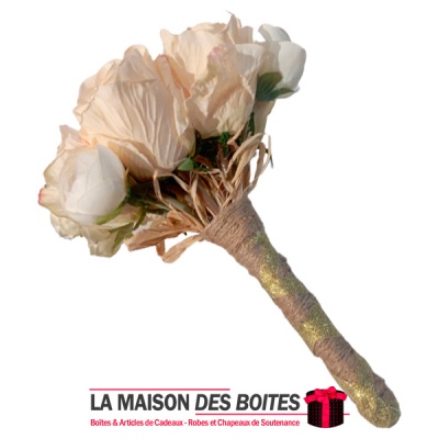 La Maison des Boîtes - Bouquet de Fleurs Artificielles Haut de Gamme - Tunisie Meilleur Prix (Idée Cadeau, Gift Box, Décoration,