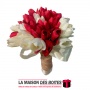 La Maison des Boîtes - Bouquet de Fleurs Artificielles "Tulipe"Haut de Gamme - Tunisie Meilleur Prix (Idée Cadeau, Gift Box, Déc