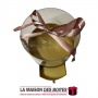 La Maison des Boîtes - Coffret Cadeau de Fleur de Tiroir Transparent sous Forme cylindrique - Violet - (22x22.5cm) - Tunisie Mei