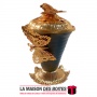 La Maison des Boîtes - Encensoir à Charbon Céramique Noir & Métalique Doré avec Motif Papillion - Tunisie Meilleur Prix (Idée Ca
