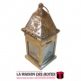 La Maison des Boîtes - Encensoir à Charbon Métallique Doré Forme Laterne Led - Tunisie Meilleur Prix (Idée Cadeau, Gift Box, Déc