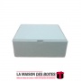 La Maison des Boîtes - Boîte en Carton Kraft Carré - (17.5x17.5x6cm) - Tunisie Meilleur Prix (Idée Cadeau, Gift Box, Décoration,