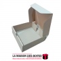 La Maison des Boîtes - Boîte en Carton Kraft Carré - (17.5x17.5x6cm) - Tunisie Meilleur Prix (Idée Cadeau, Gift Box, Décoration,