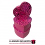 La Maison des Boîtes - Lot de 3 Boîtes Cadeaux Sous Forme de Cœur Pour Sain-valentin-Rose - Tunisie Meilleur Prix (Idée Cadeau, 