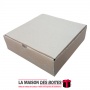 La Maison des Boîtes - Boîte en Carton Kraft Carré - (20x20x6cm) - Tunisie Meilleur Prix (Idée Cadeau, Gift Box, Décoration, Sou